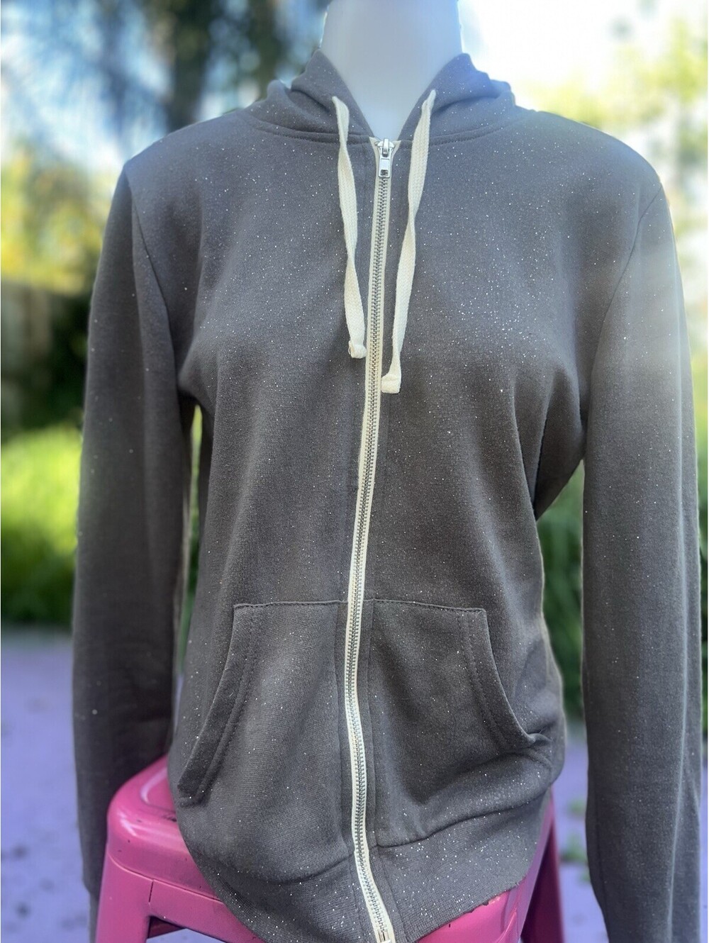 Glitter Hoodie Forever21 Y2k